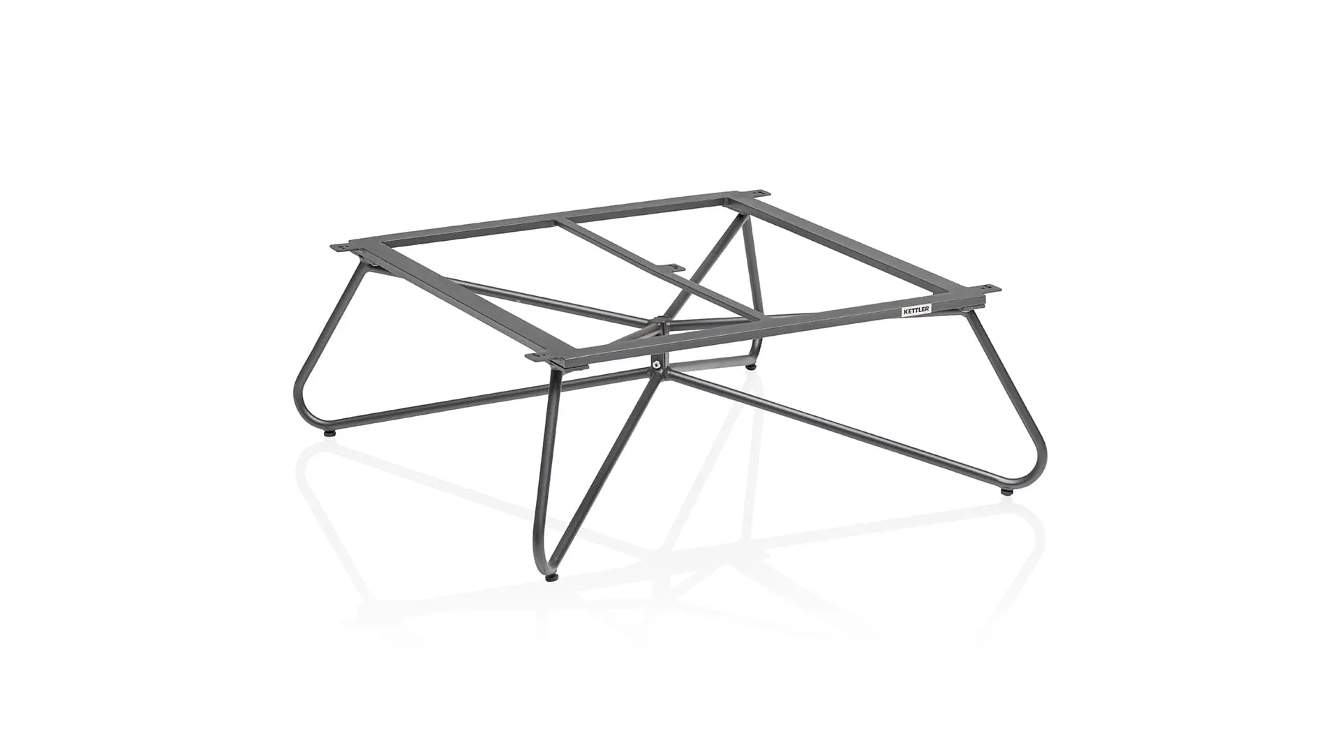 Kettler Gentle Lounge Tischgestell 95x95x33 cm