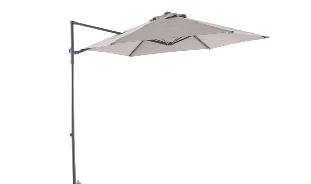 Royal Garden Etna Sonnenschirm Stahl 270 cm Grau