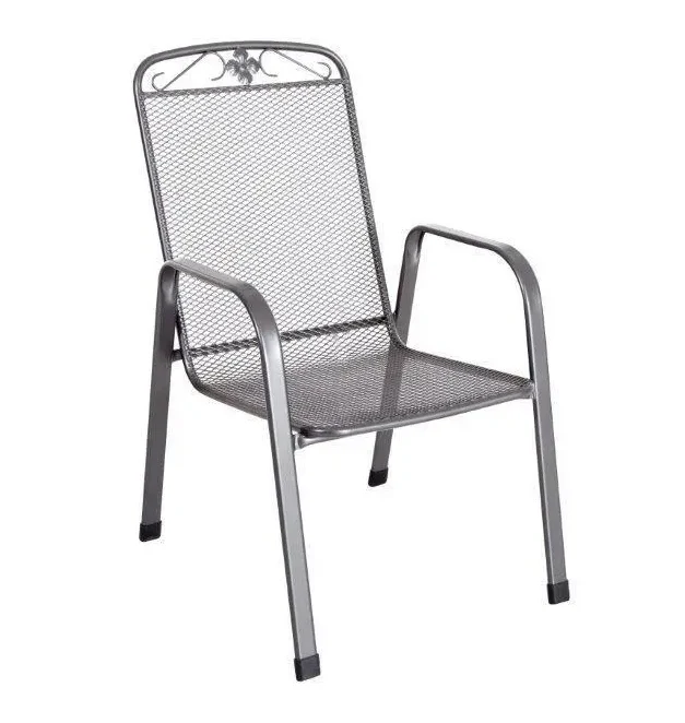 MWH Savoy Stapelstuhl Stahl iron grey