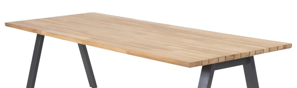 4Seasons Taste Ambassador Teak-PLATTE 240x100 cm