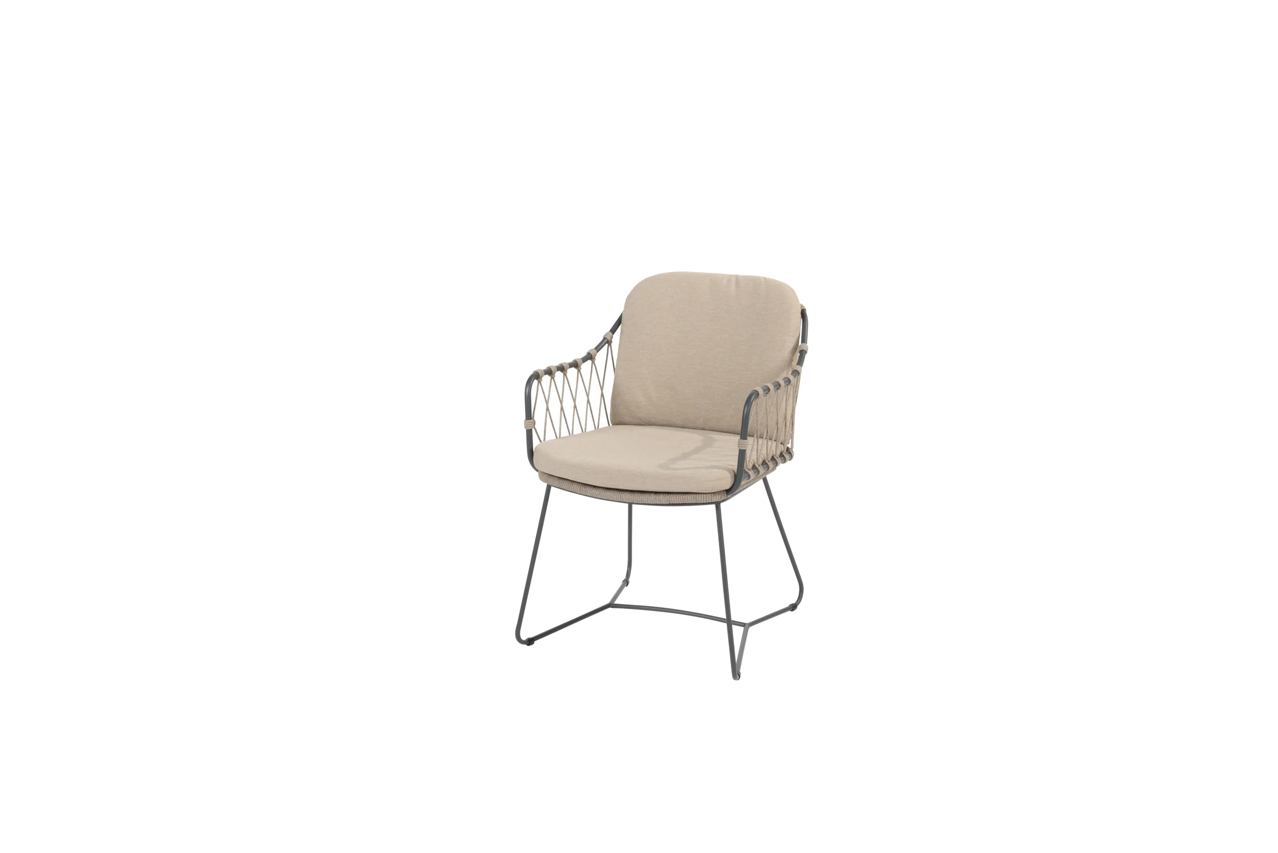 4Seasons Prego Taste Dining Stuhl Anthrazit/Taupe