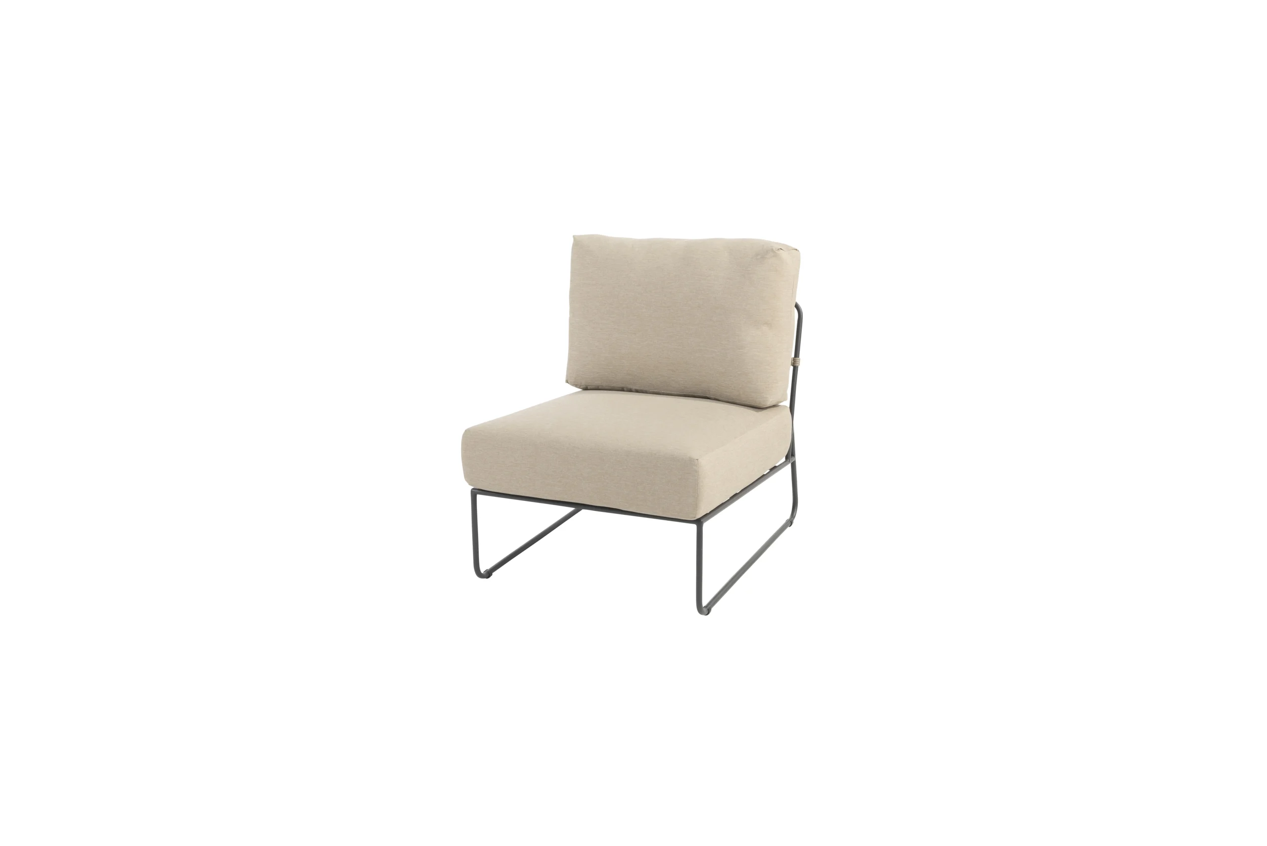 4Seasons Prego Taste Mittel Modul Anthrazit/Taupe inkl. 2 Kissen