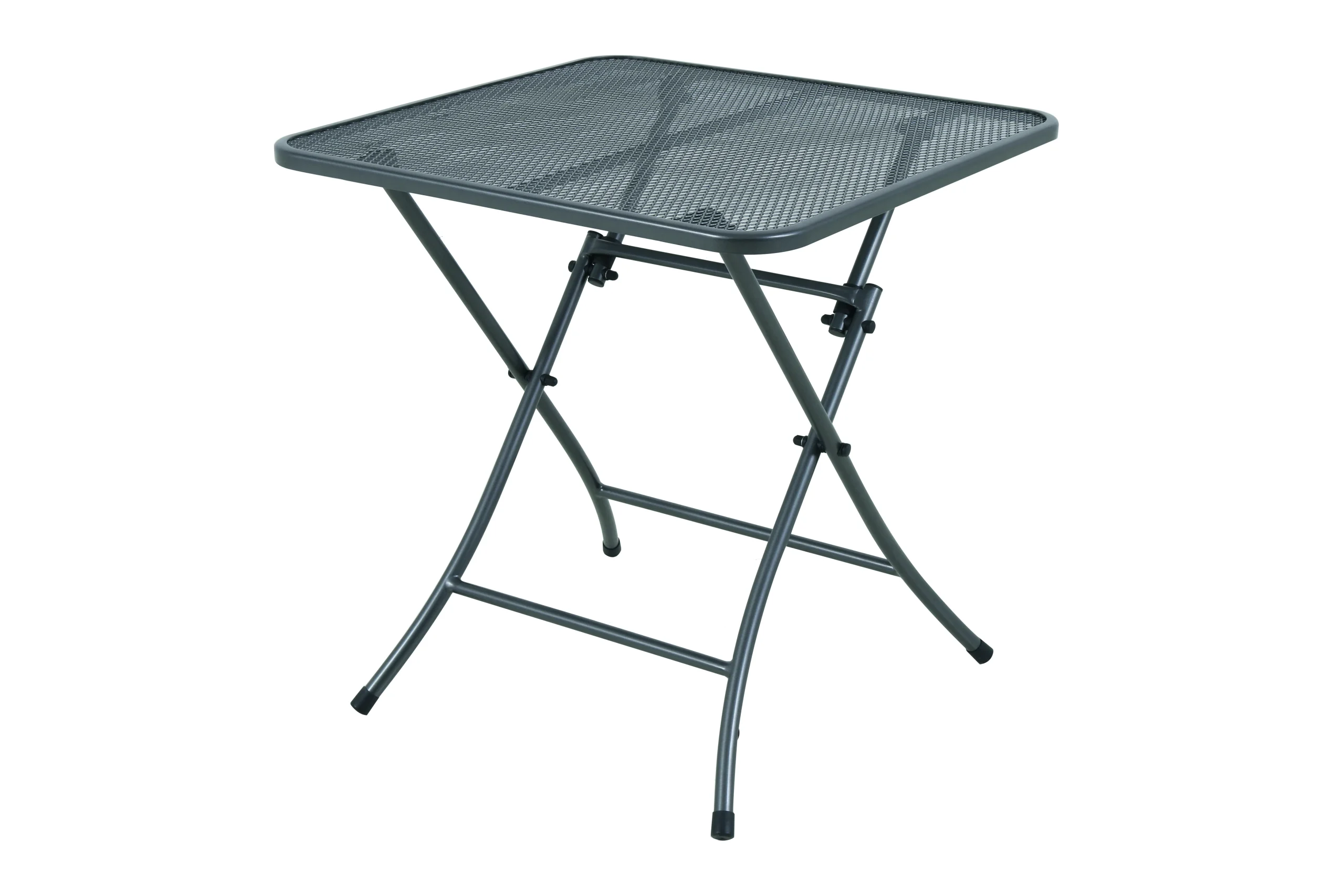 Royal Garden Cafe latte Klapptisch 70x70 cm iron grey