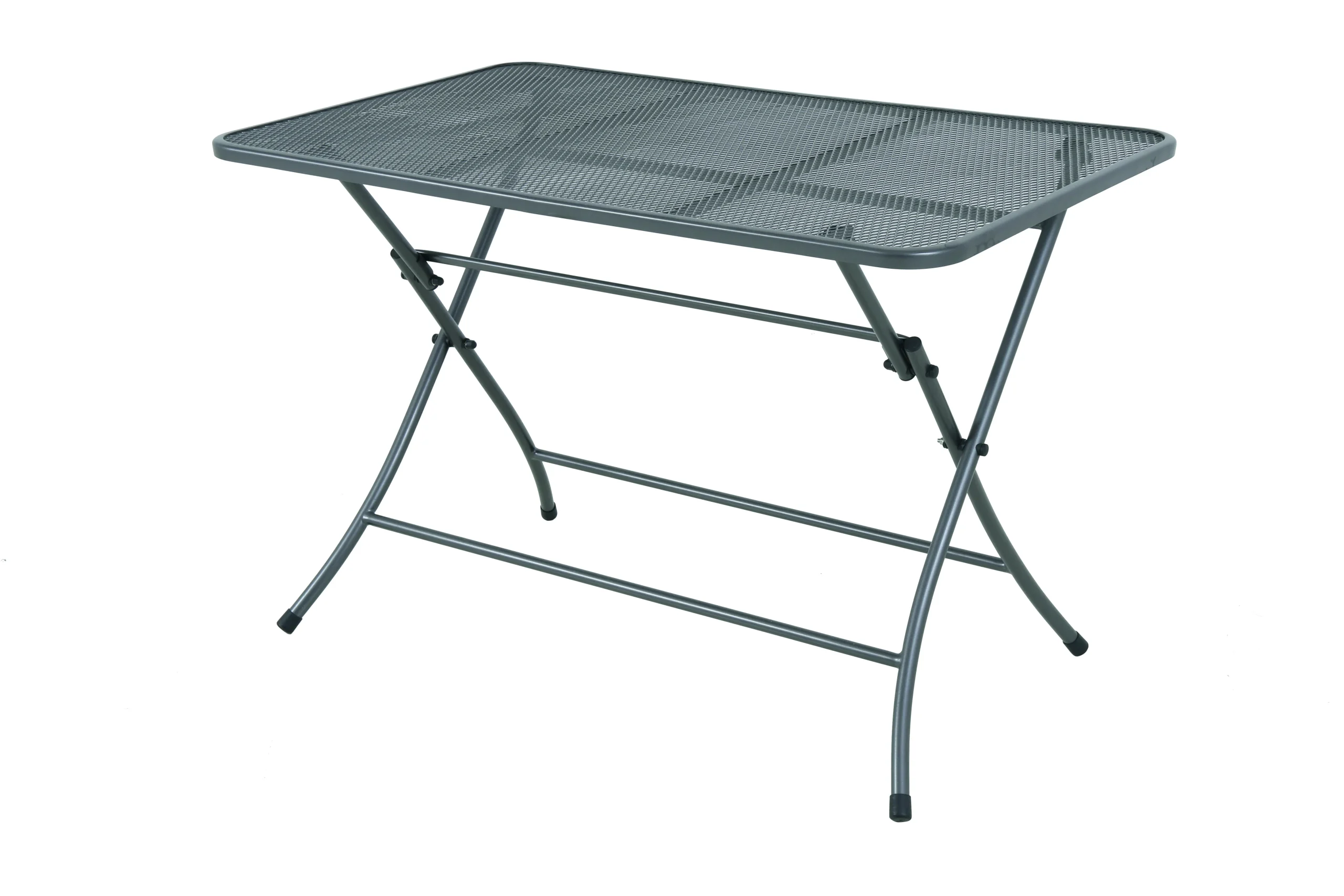 Royal Garden Cafe latte Klapptisch 110x70 cm iron grey