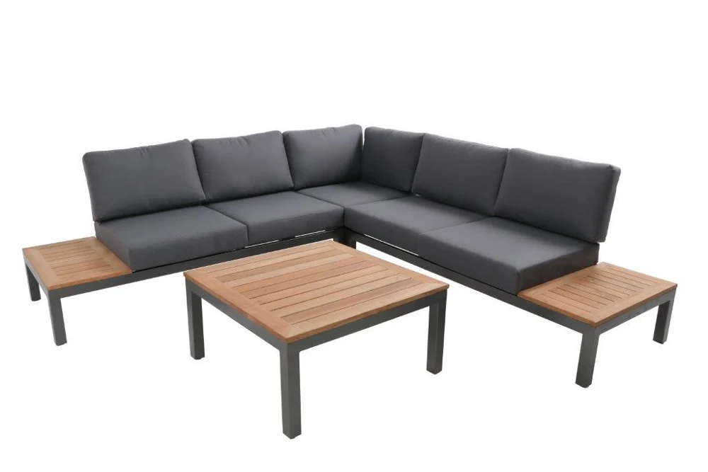 MWH Reno Loungemöbelset Aluminium 4-tlg.