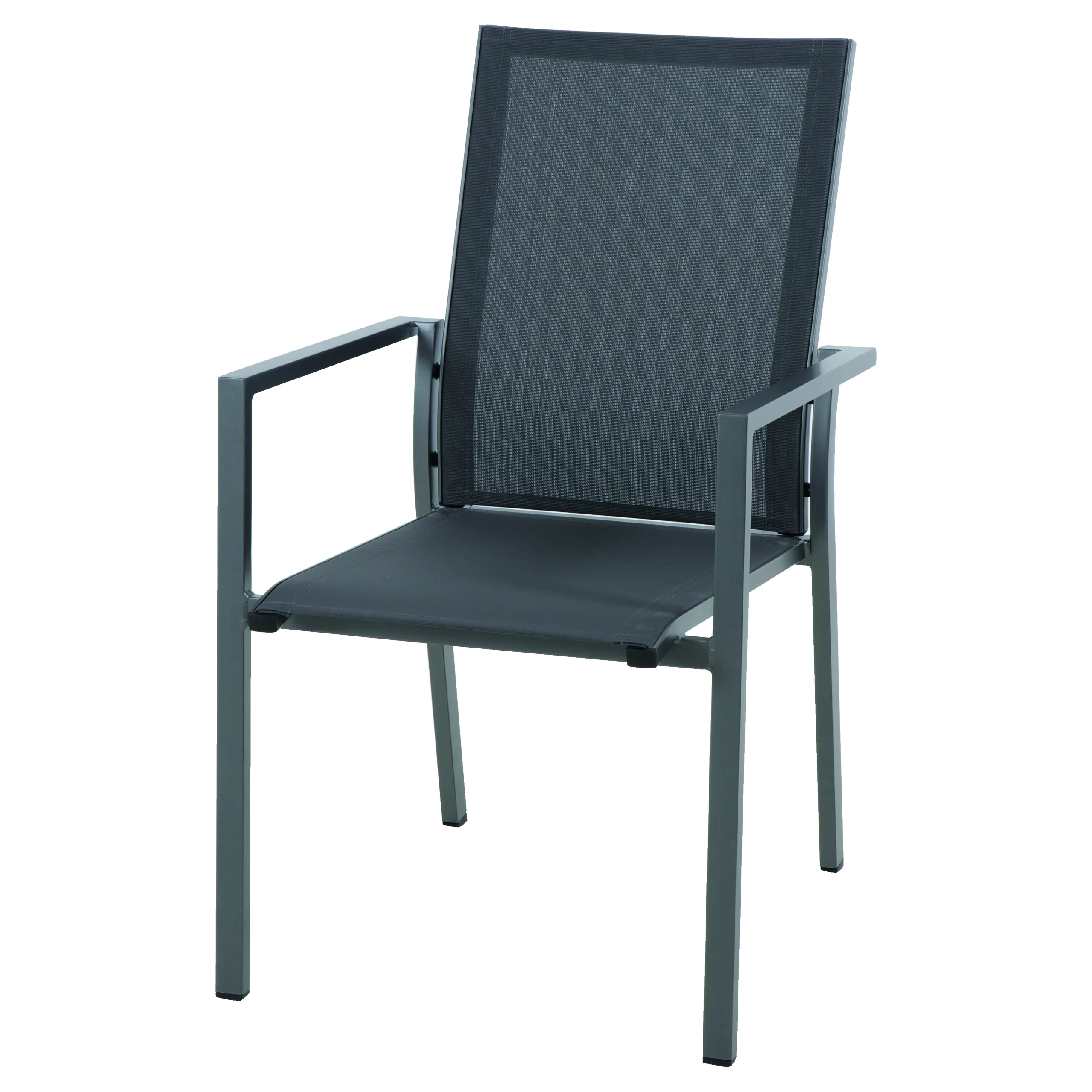 MWH Felino Stapelstuhl Aluminium/Textilene iron grey