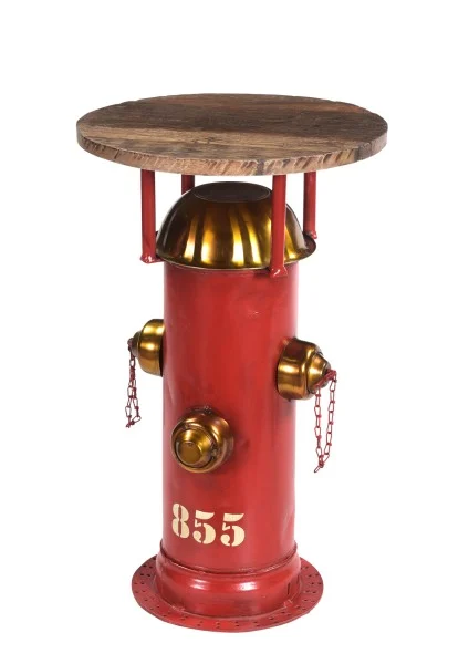 Faktorei Unikat Stehtisch Hydrant 38x38x64 - Die Faktorei