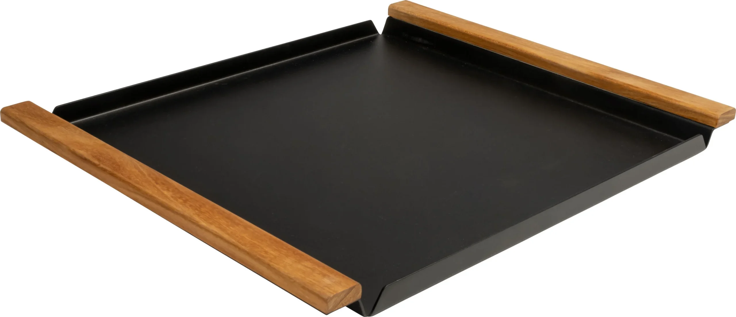 Stern Tablett ca. 48x40x3 cm mit Teakgriffen