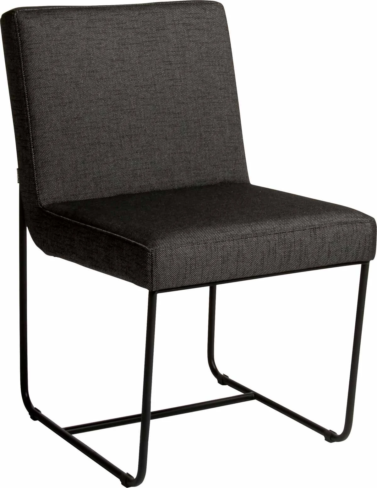 Stern Mia Stuhl Edelstahl schwarz matt/Bezug Outdoorstoff seidenschwarz