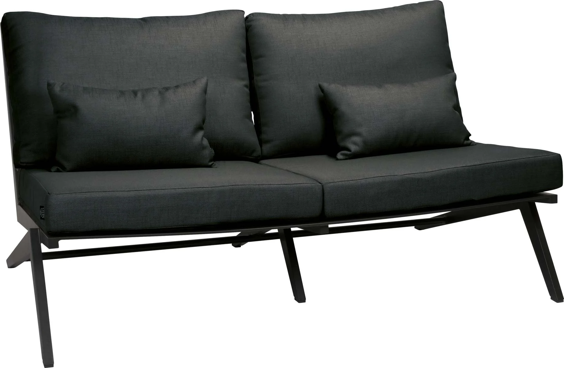 Stern Jackie 2-Sitzer Loungesofa Aluminium/100% Polyacryl