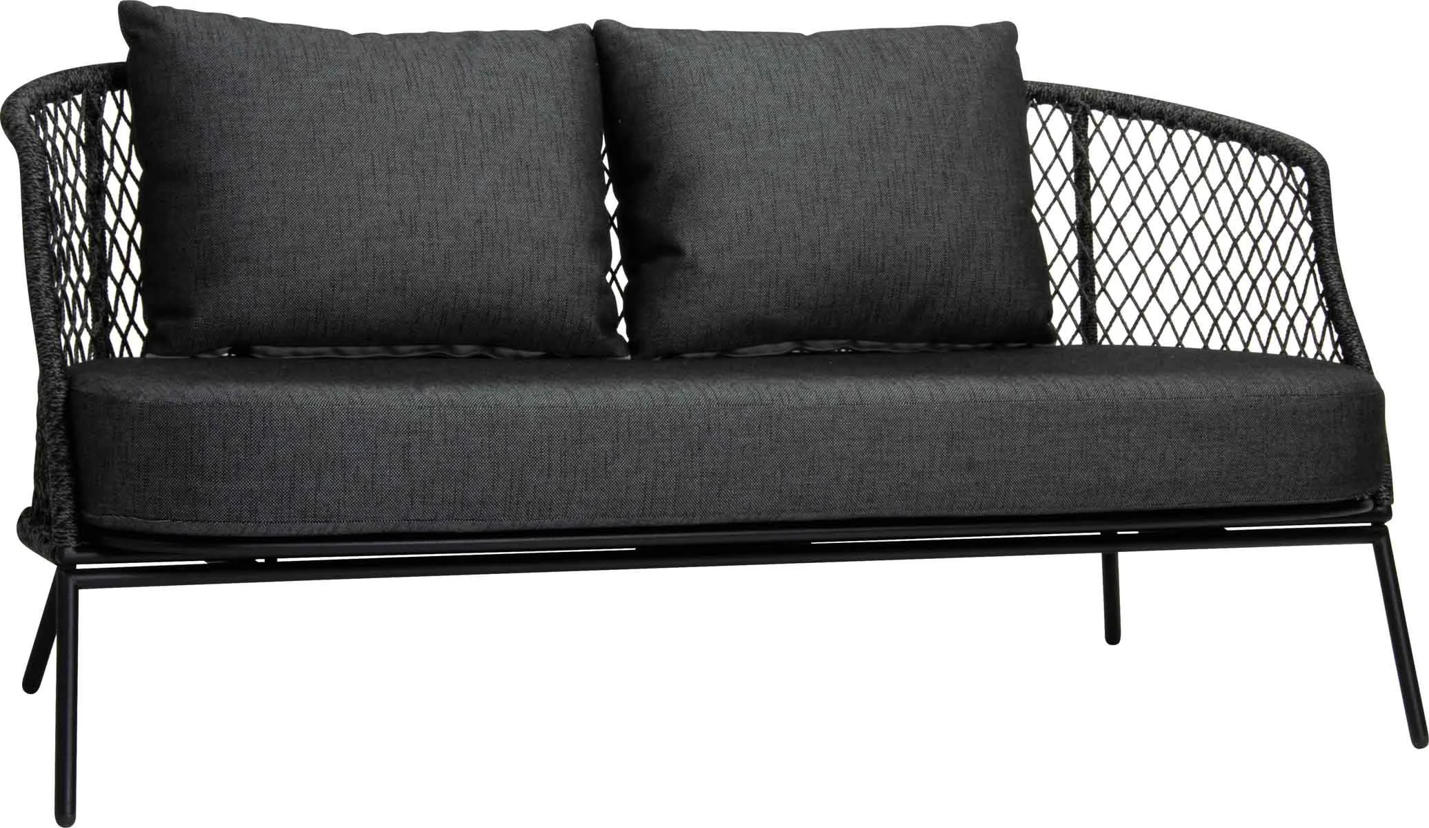 Stern Odea Lounge-Sofa Aluminium schwarz matt