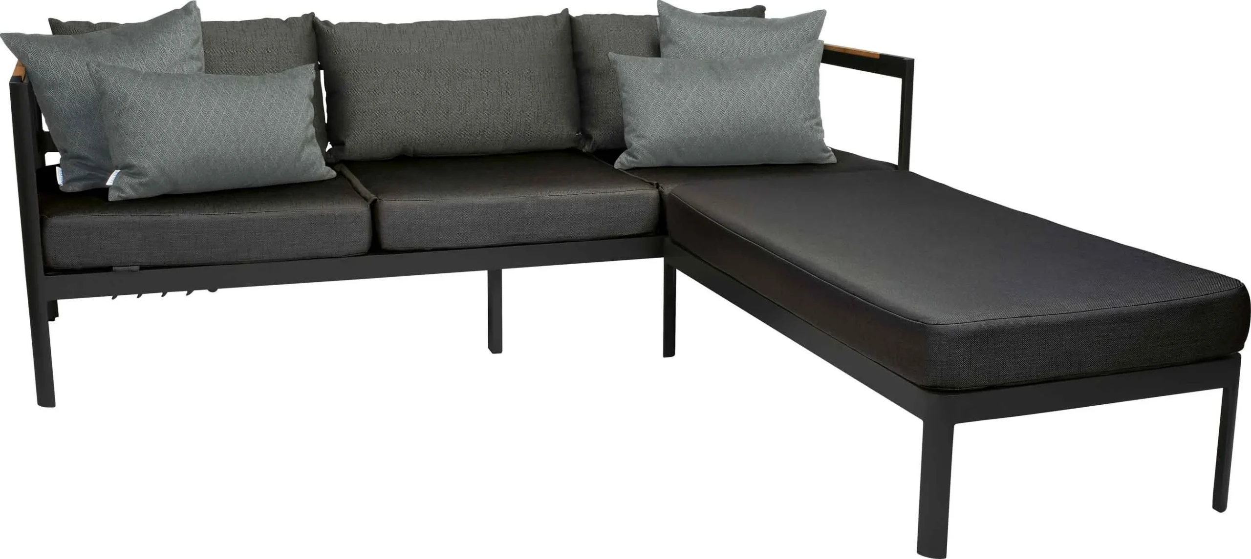 Stern Viggo Loungesofa/Hocker Aluminium/Textilen 100% Polyacryl