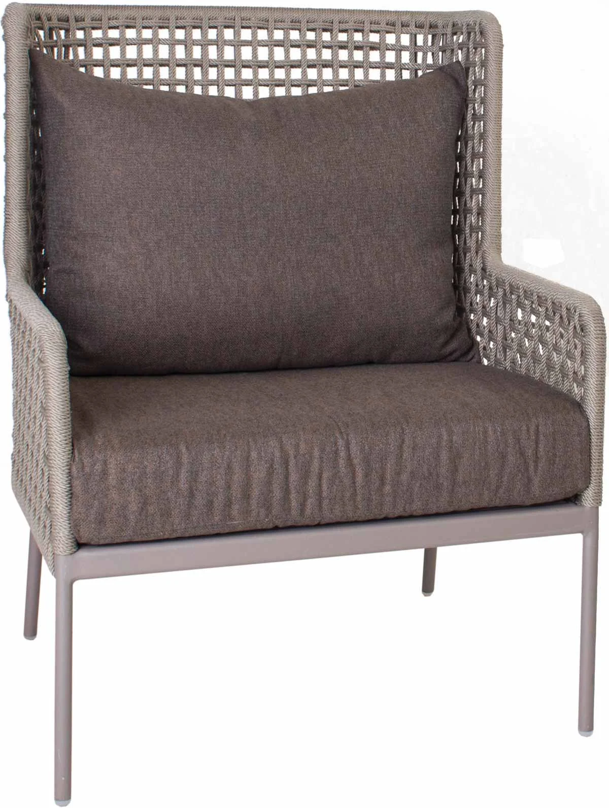 Stern Greta Loungesessel Aluminium