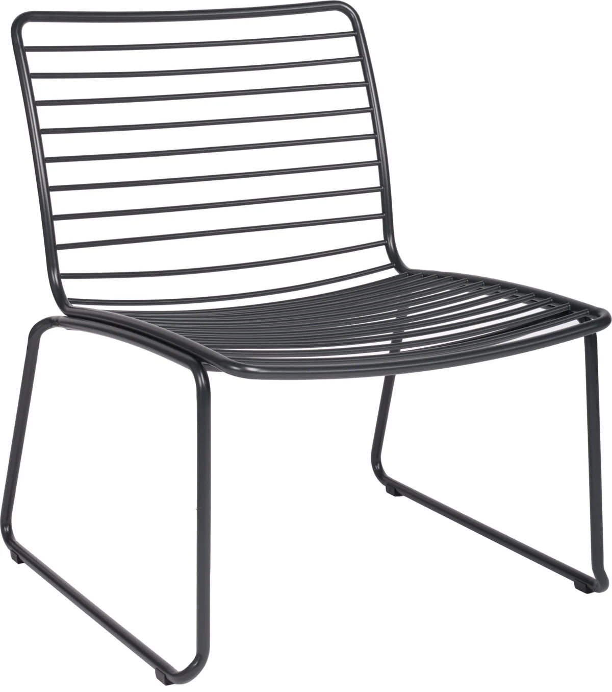 Stern Levi Lounge Sessel Edelstahl Anthrazit