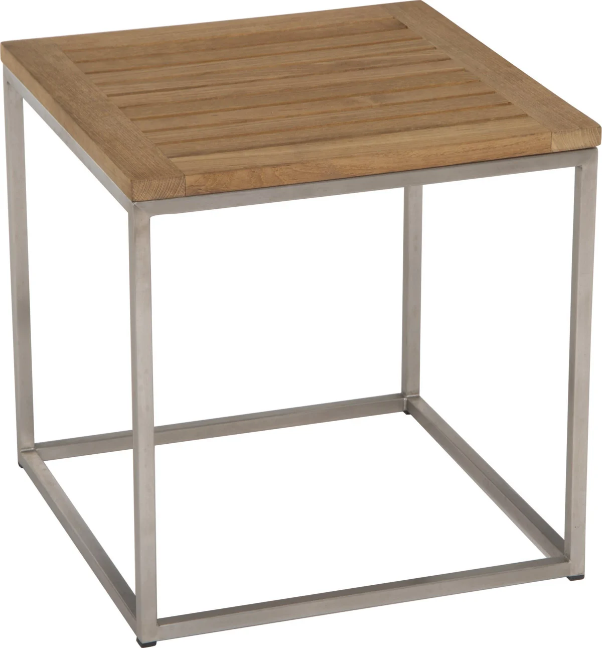 Stern Beistelltisch Edelstahl 45x45 cm