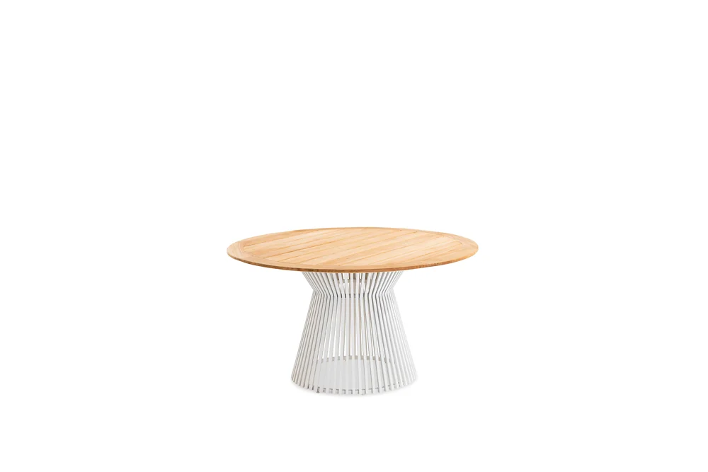 Niehoff Acore Tisch Teak/Aluminium Ø140 cm