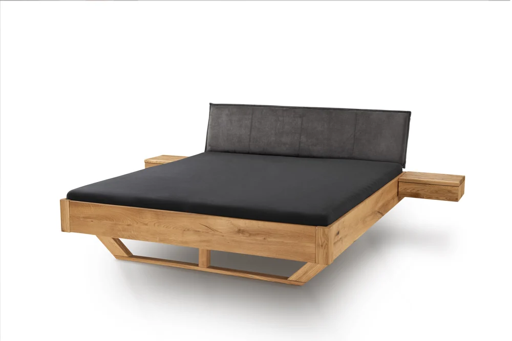 TPT Möbel Aktionsbett 5 mit Holzuntergestell Wildeiche 180x200 cm