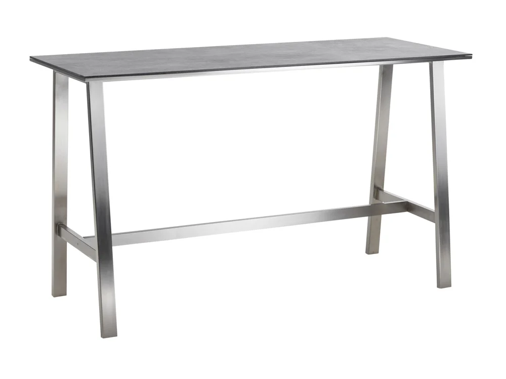 Solpuri Bari Bartisch Edelstahl 175x68 cm