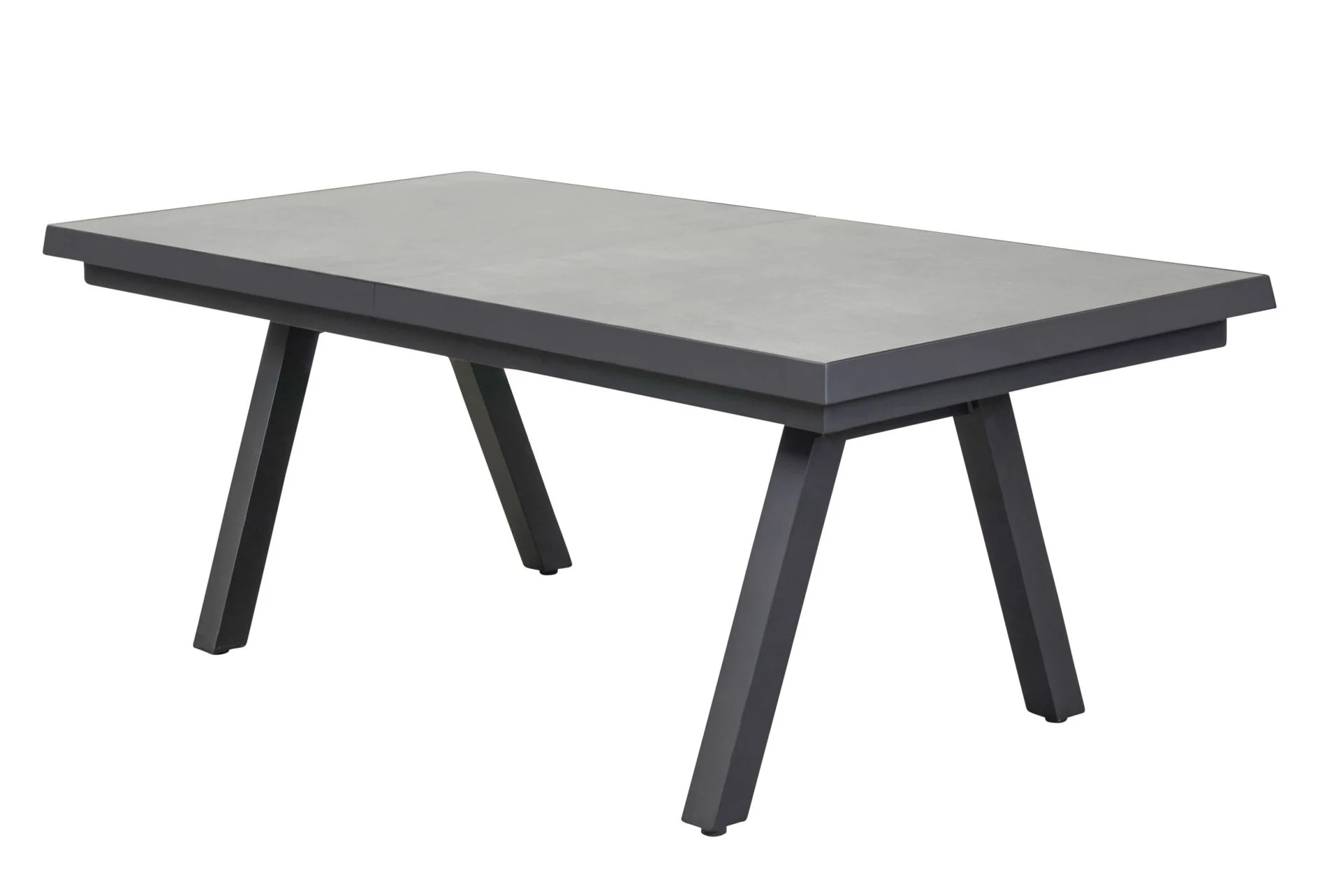 LC Garden Vivera Ausziehtisch Aluminium/Keramik Beton mit Synchronauszug