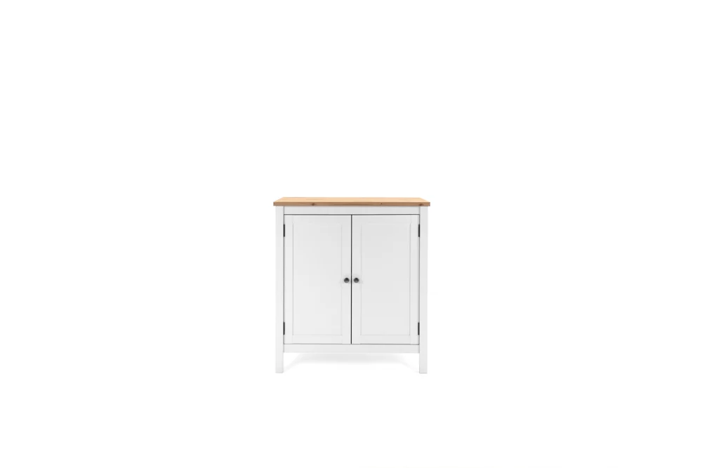 Finori Bergen 1 Kommode Holzwerkstoff Weiß/Artisan Oak