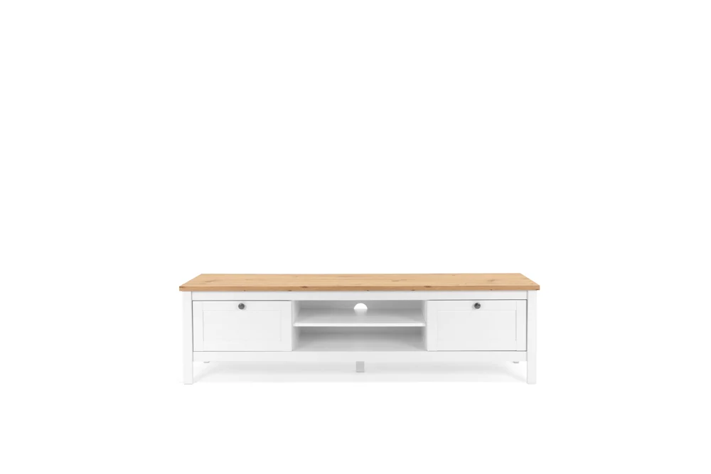 Finori Bergen 55 TV-Board Holzwerkstoff Weiß/Artisan Oak