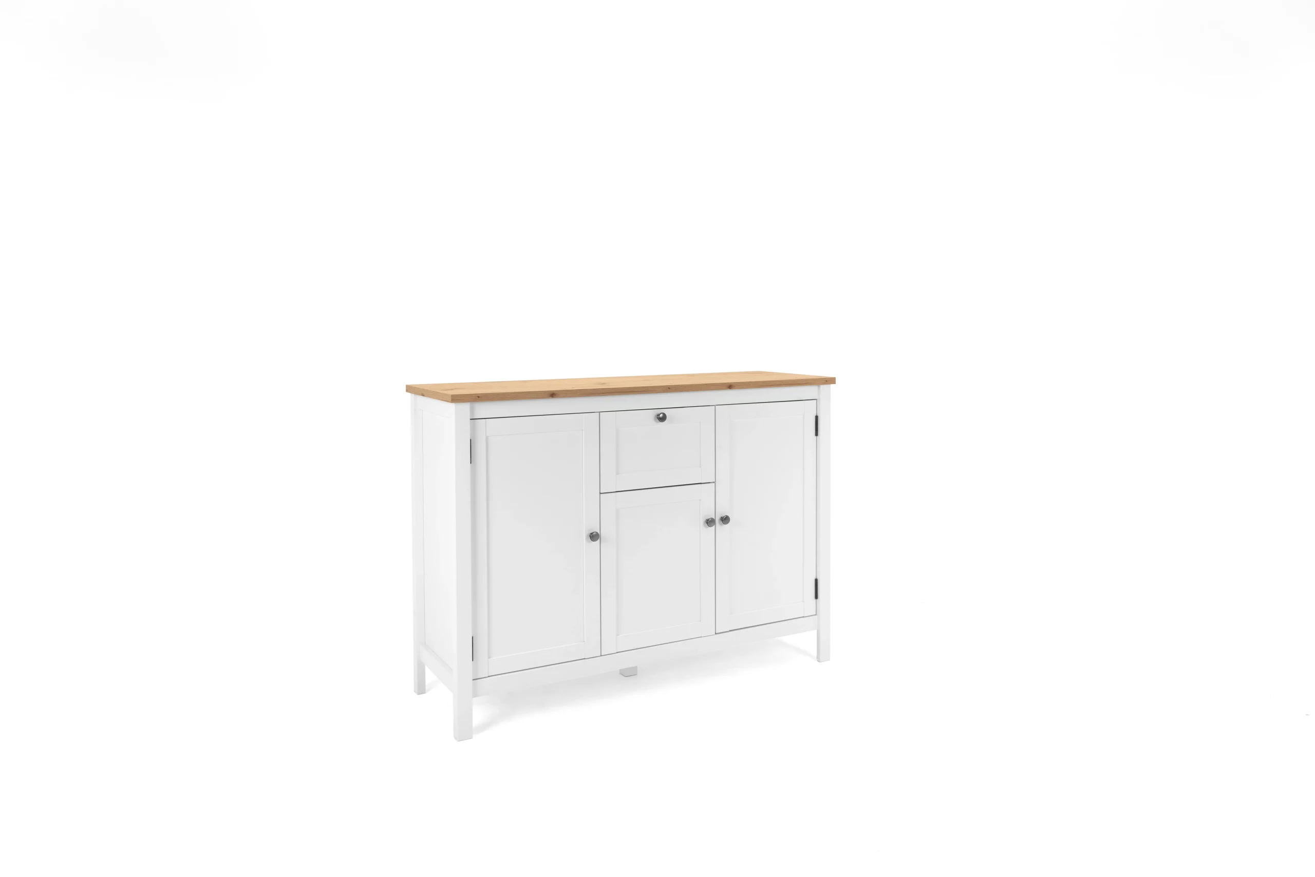 Finori Bergen 57 Sideboard Weiß/Antik-Optik/Holzwerkstoff