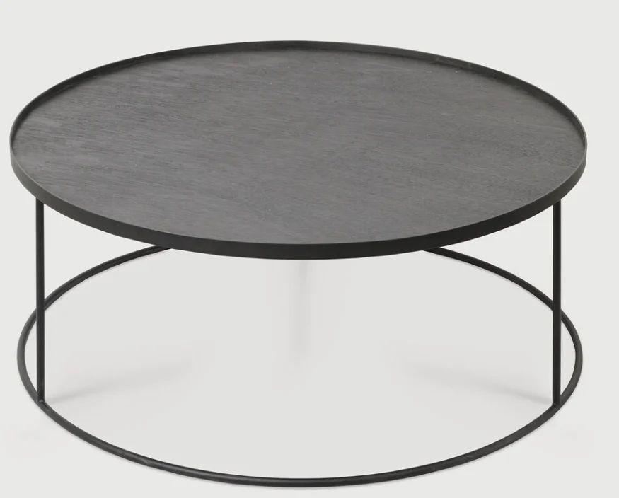 Ethnicraft Indoor Couchtisch Set 93x93x38 cm
