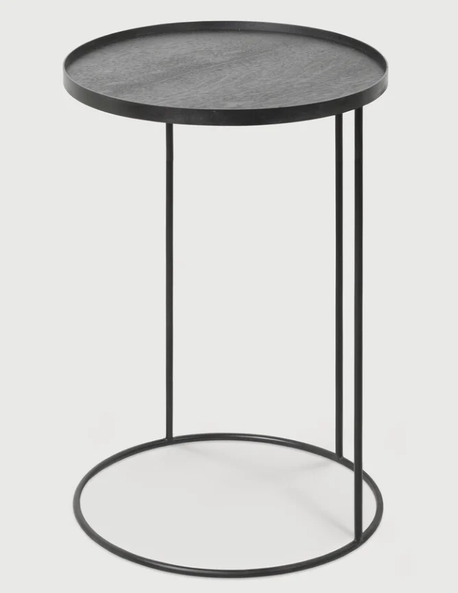 Ethnicraft Indoor Beistelltisch Metall 49x49x66 cm Rund
