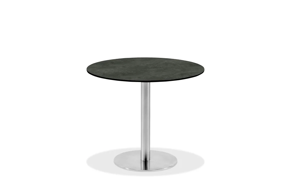 Niehoff Bistro Tisch Edelstahl Rund