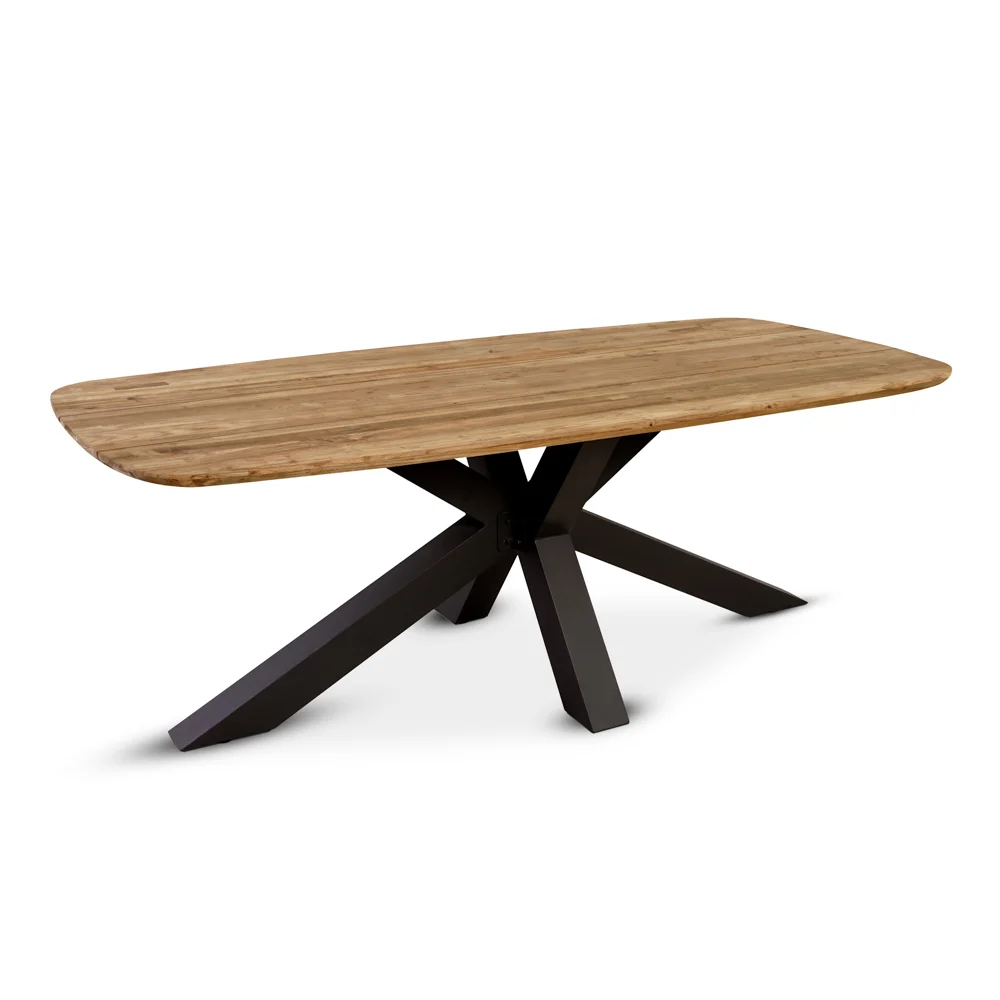 SenS-Line Belgium Brighton Tisch Aluminium/Teak 220x100 cm