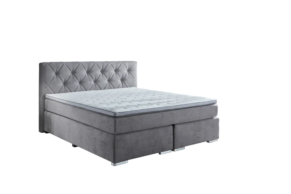 Sun Garden BX 2100 Baker Boxspringbett Holzwerkstoff/Stoff mit Mikro-TFK-Matratze