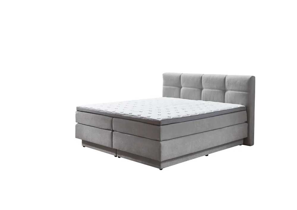 Sun Garden BX 2110 Portage Boxspringbett Holzwerkstoff/Stoff mit TFK-Matratze 180x200 cm