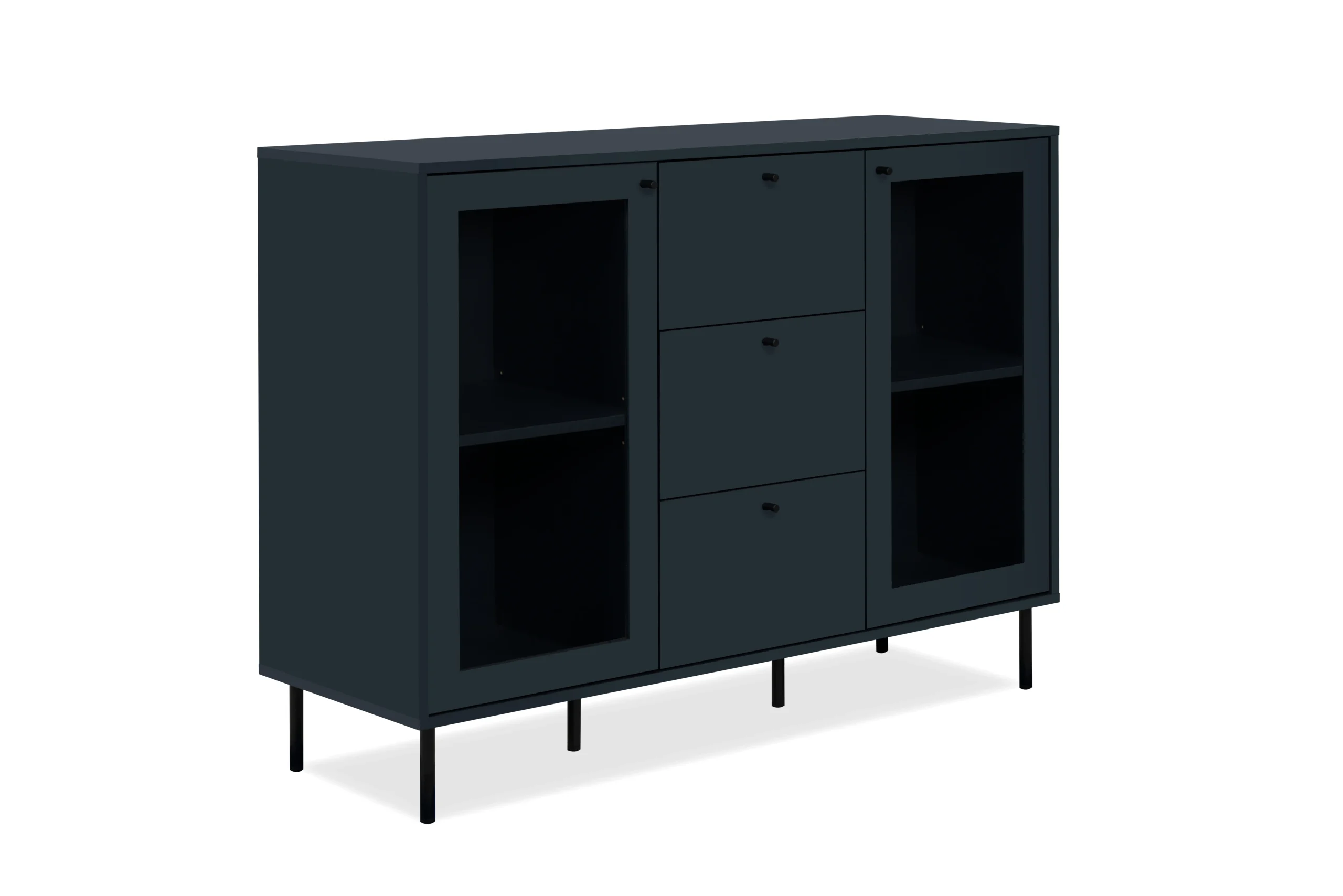 Finori Caracas 01A Kommode/Navy Blau/Holwerkstoff