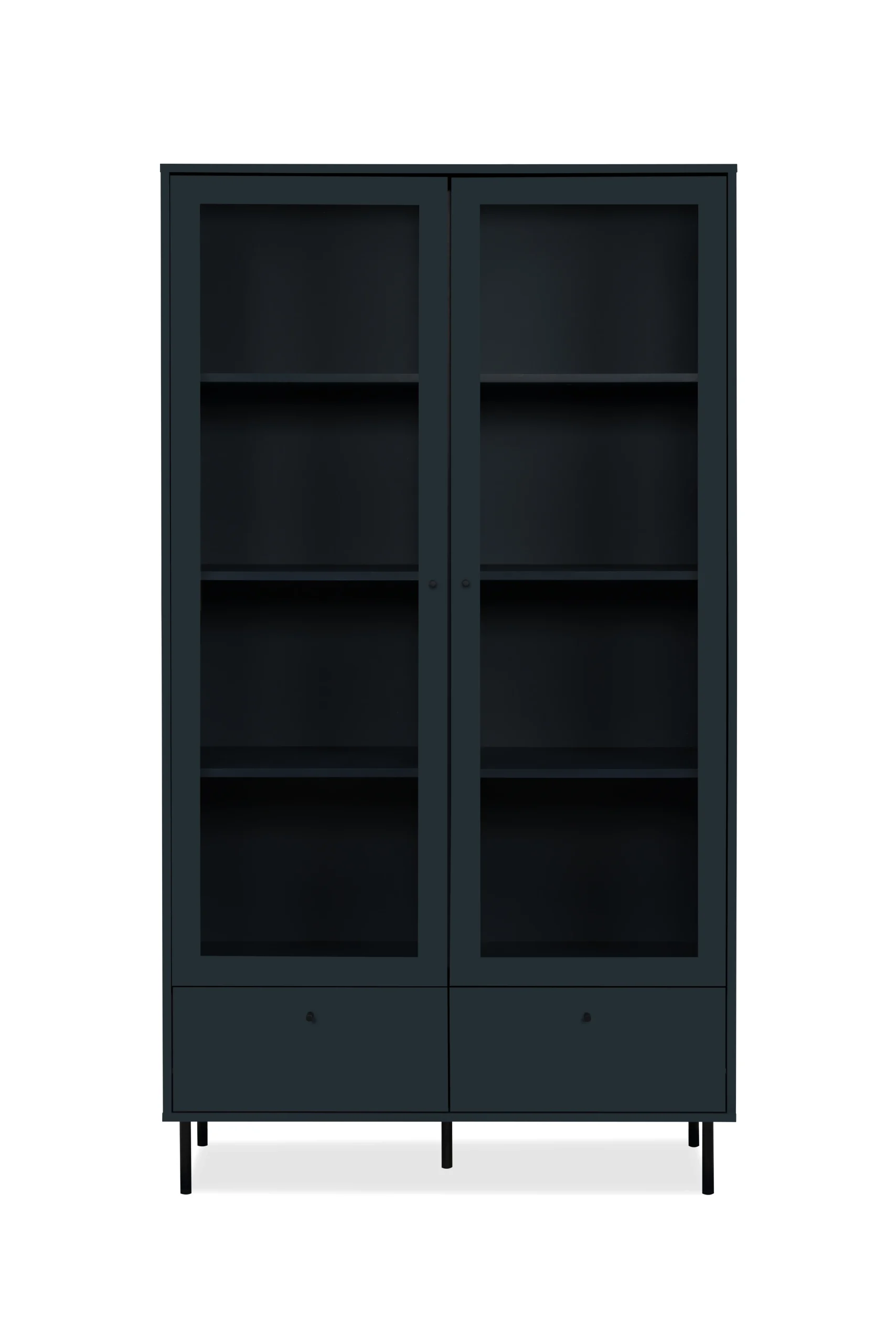 Finori Caracas 52A Vitrine/Navy Blau/Holzwerkstoff