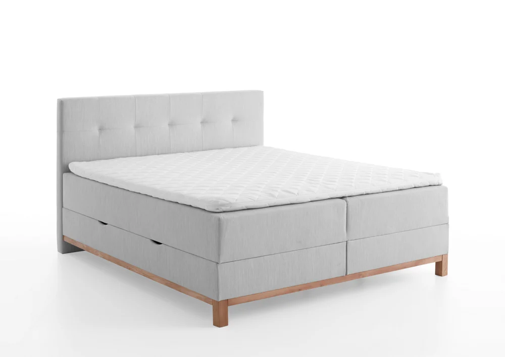 Meise Möbel Catania Boxspringbett Holzfuß