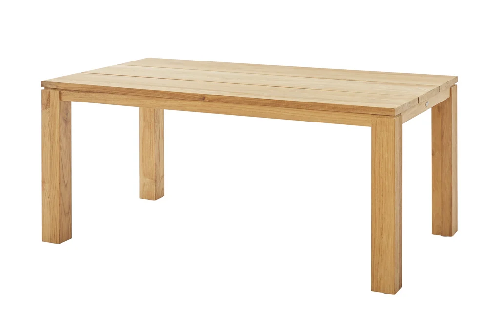 Diamond Garden Nizza Tisch 3 Planken/Recycled Teak Natur 170x95 - 220x100 cm