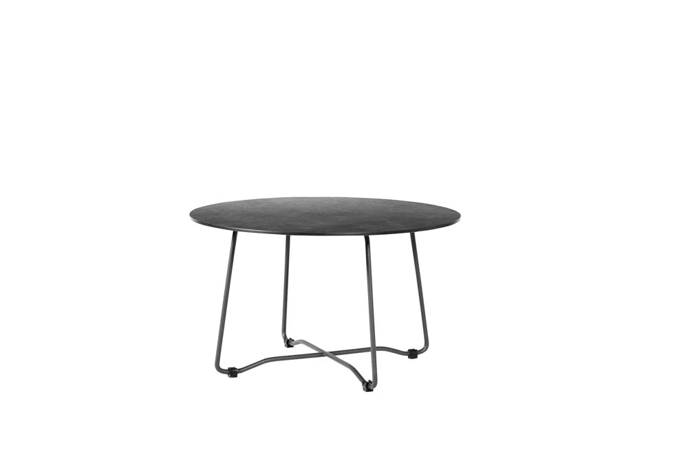 Diamond Garden Bristol Loungetisch Edelstahl/HPL Granit Dunkel
