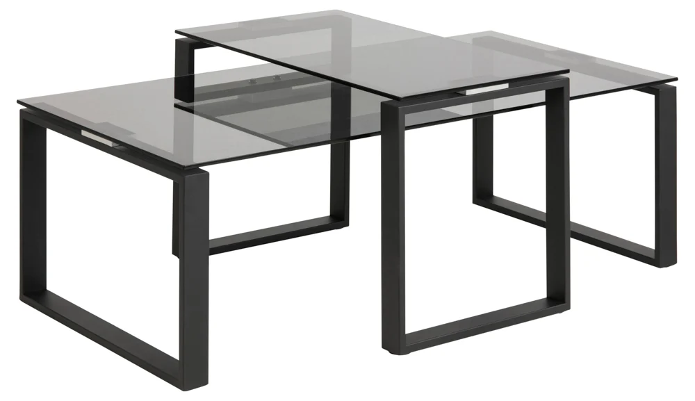 Actona Katrine Couchtisch Stahl/Glas