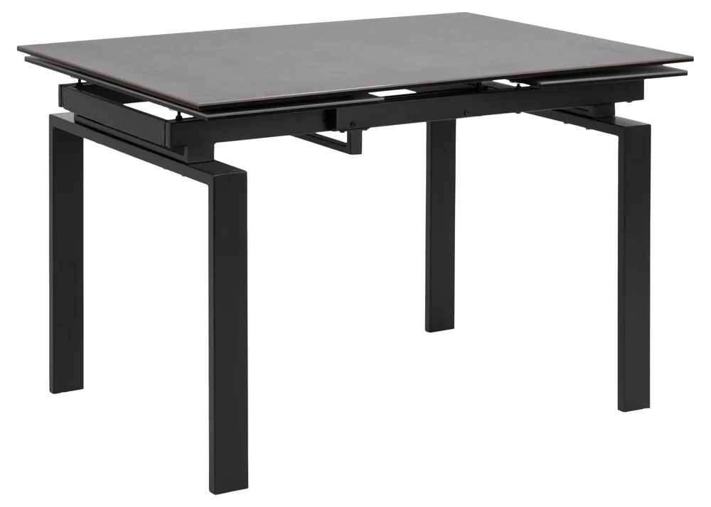 Actona Huddersfield Esstisch ausziehbar Stahl/Glas