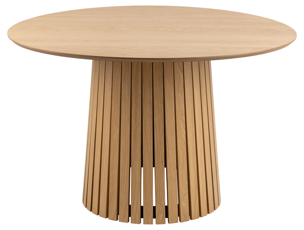 Actona Christo Esstisch Eiche Furnier/Holzwerkstoff Ø120x75 cm