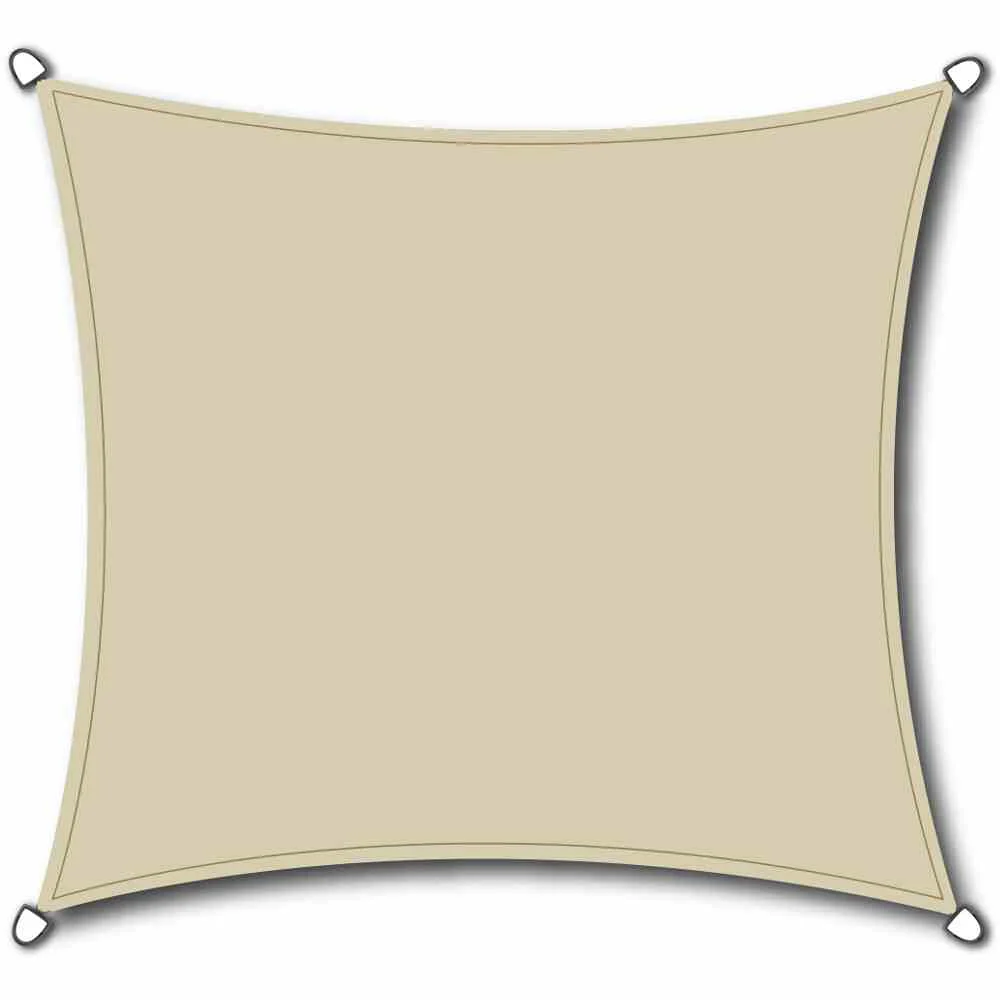 Siena Garden Solino Sonnensegel Polyethylen 360x360 cm