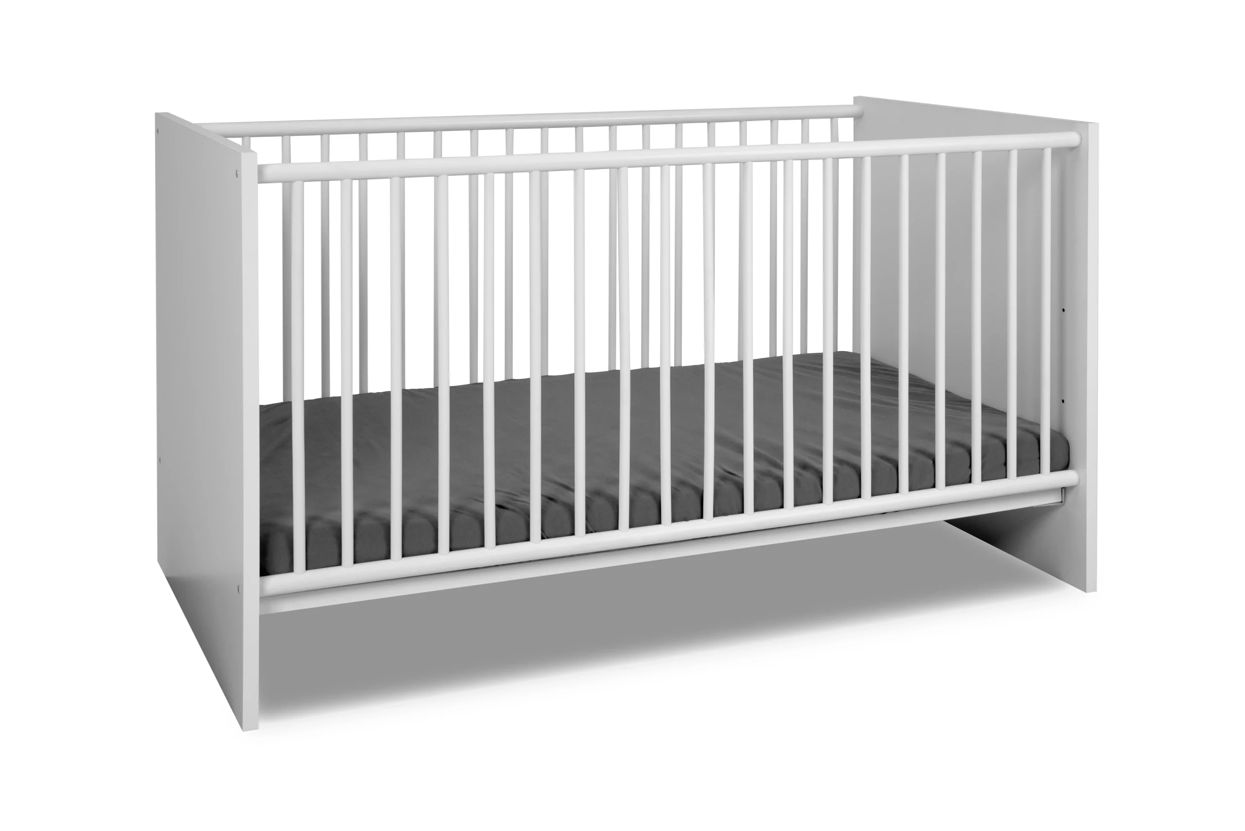 Finori Image 66B Babybett Weiß inkl.Lattenrost mit 3 herausnehmbaren Stangen