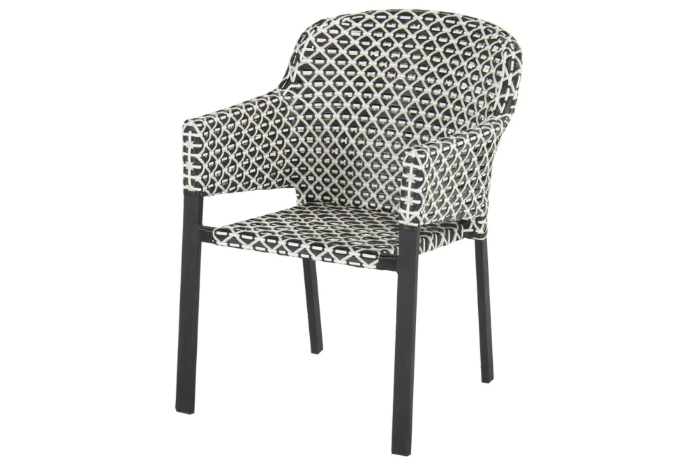 Hartman Kelly Dining Sessel Aluminium/Geflecht