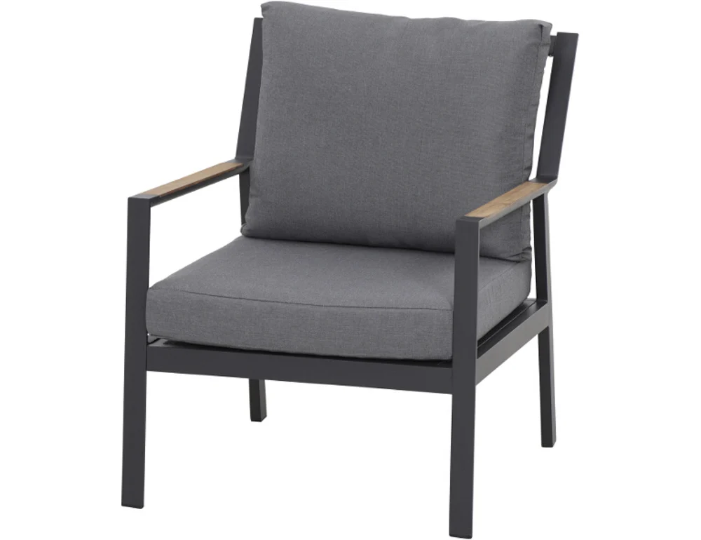 Siena Garden Londra Loungesessel Aluminium/Ranotex®-Gewebe inkl. Kissen