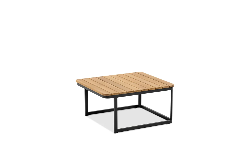 Niehoff Malta Loungetisch Aluminium/Teak