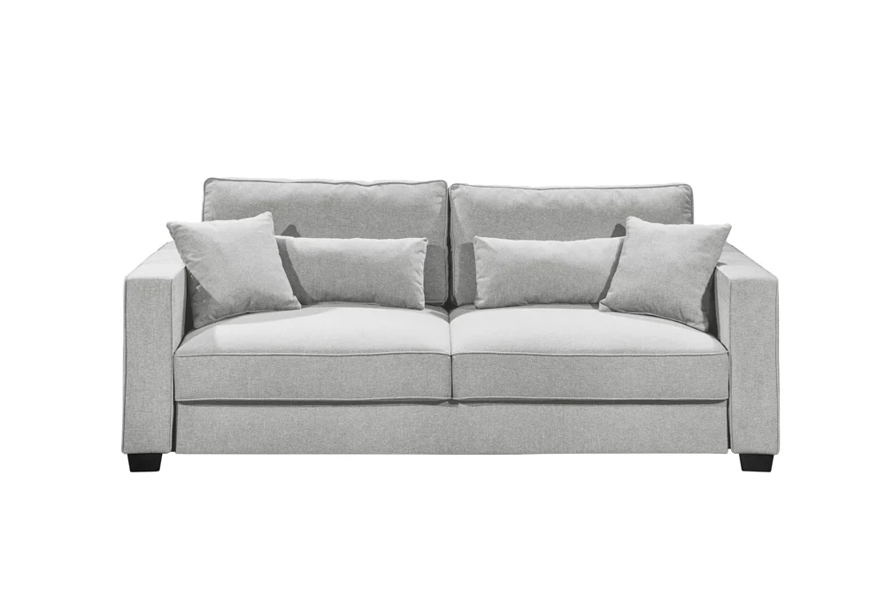 ED Lifestyle Melvin Lux 3DL Schlafsofa Holzwerkstoff/Nosag- und Bonellfederung