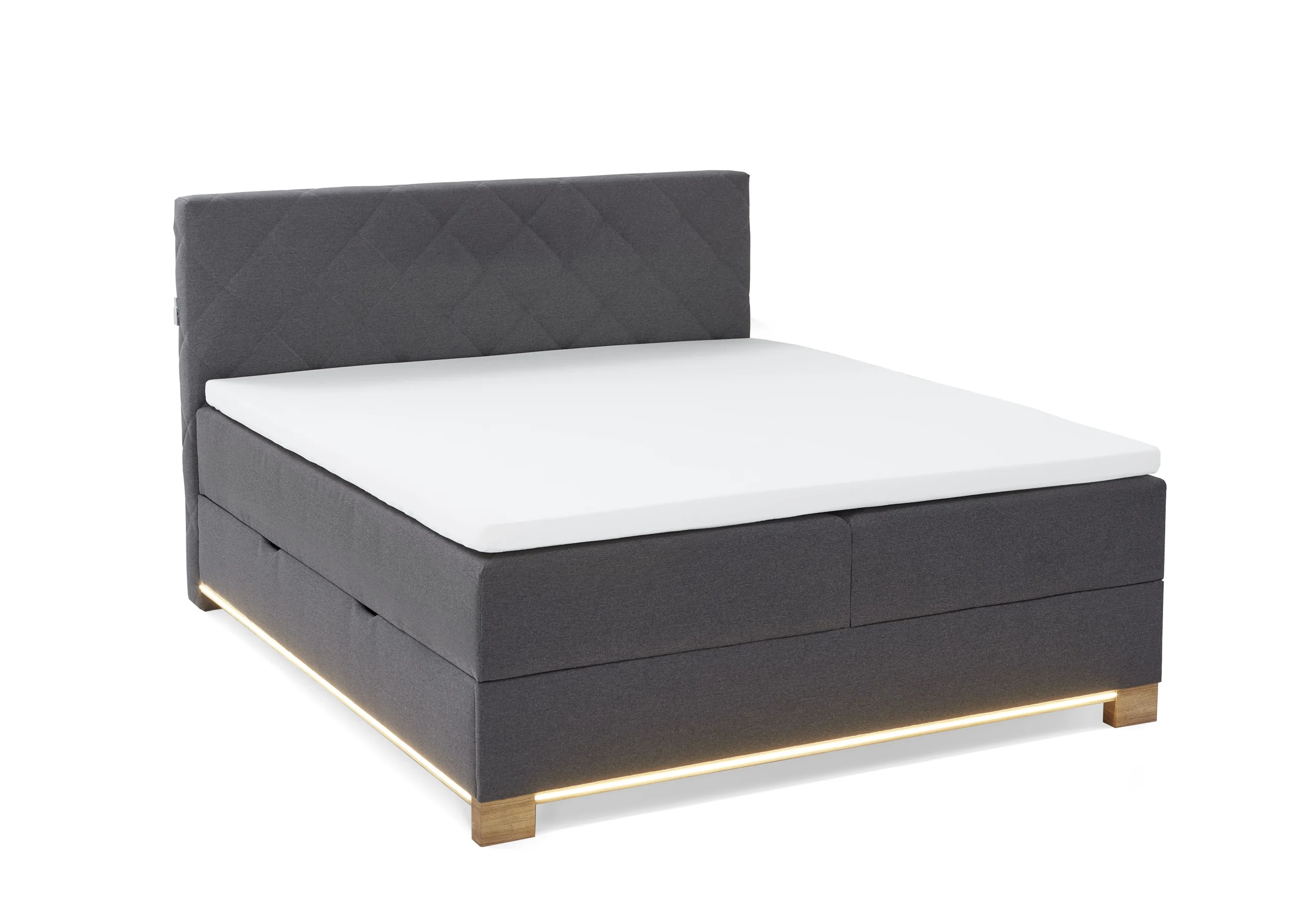 Meise Möbel Messina Boxspringbett inkl. Bettkasten mit Bonnellfederkernbox 180x200 cm