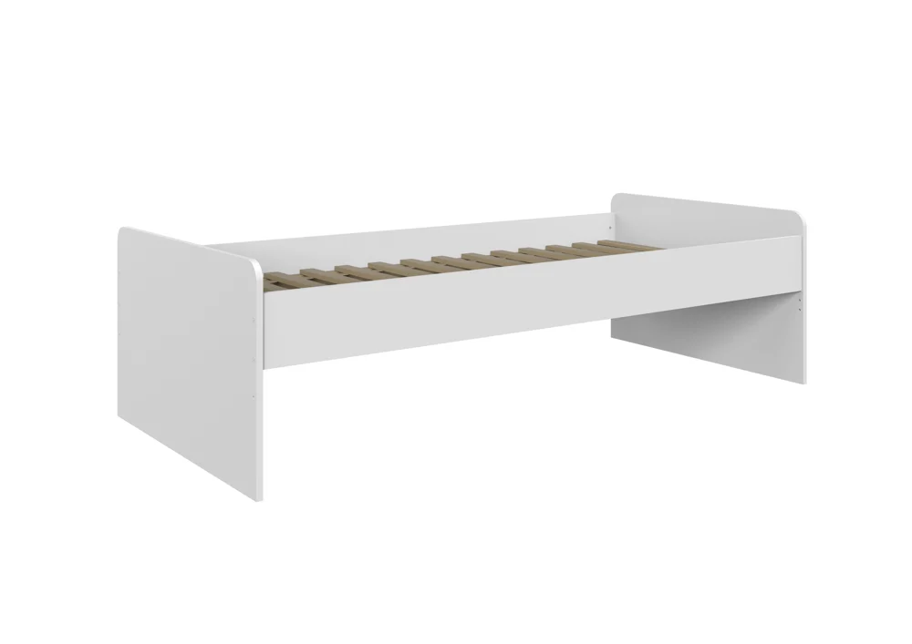Wimex Multiraumkonzept Kastenbett Weiß Holzwerkstoff 90x200 cm