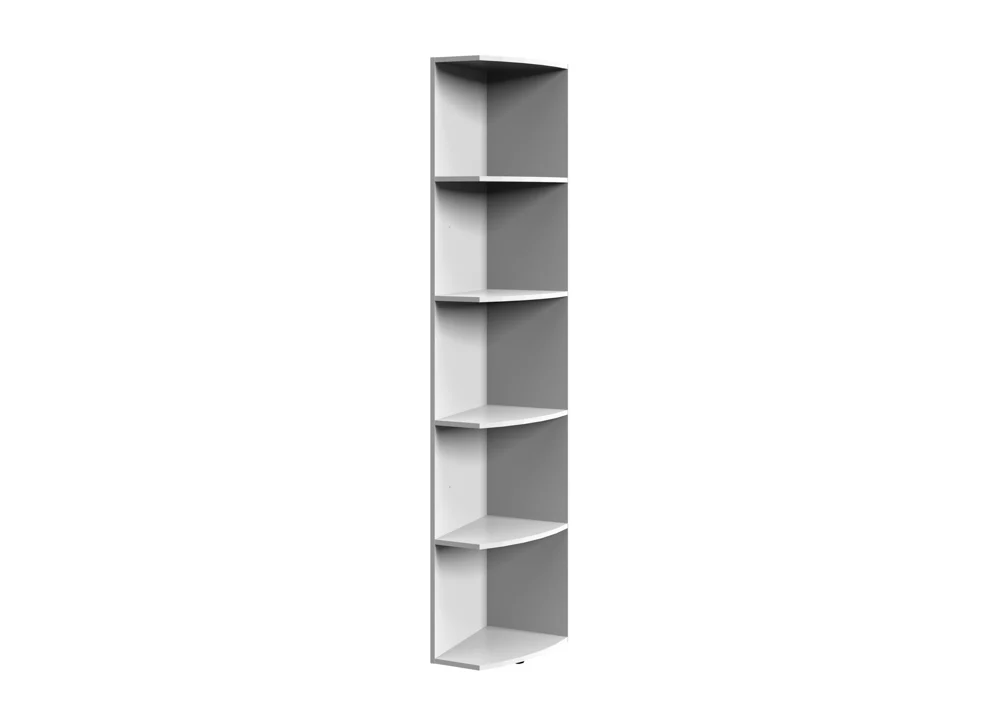 Wimex Multiraumkonzept Abschlussregal Weiß Holzwerkstoff 38x30x185 cm