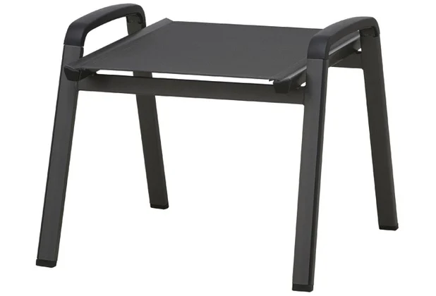 MWH Elements Hocker Aluminium/Textilene iron grey stapelbar
